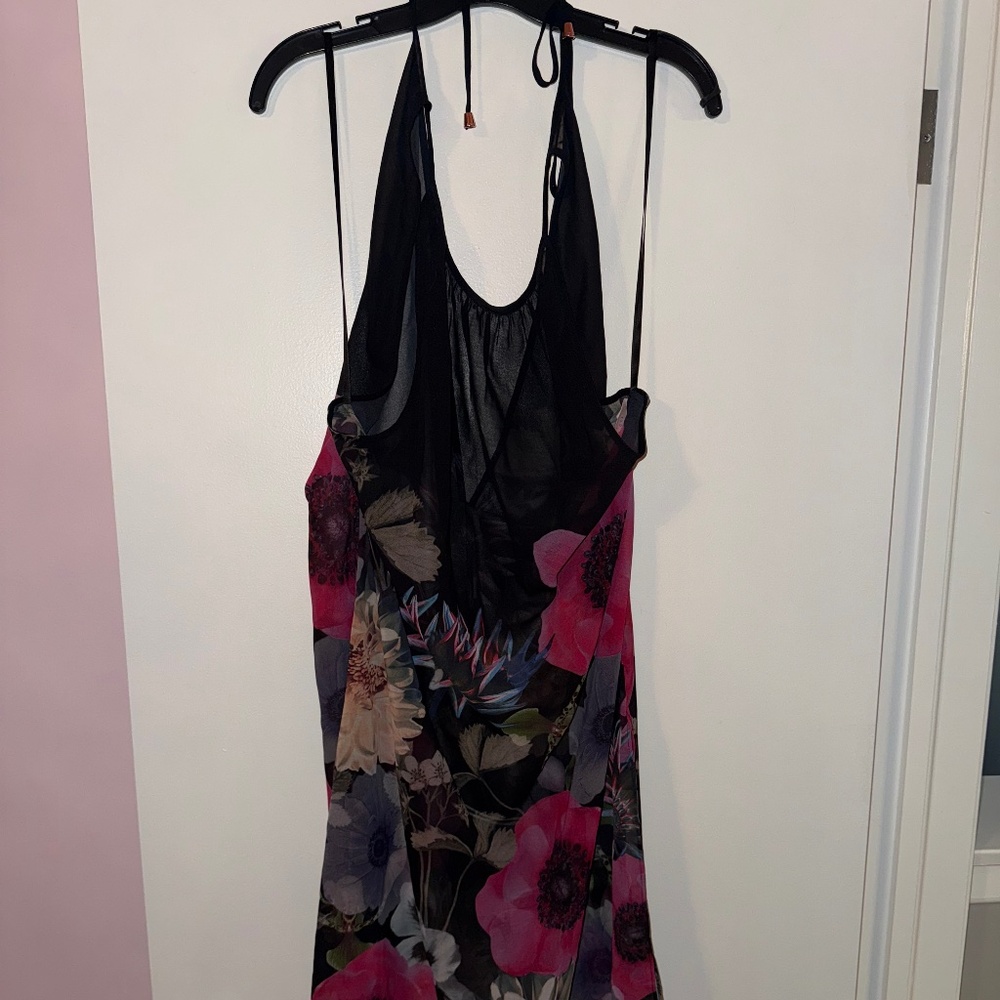 Ted baker floral swim cover up midi dress